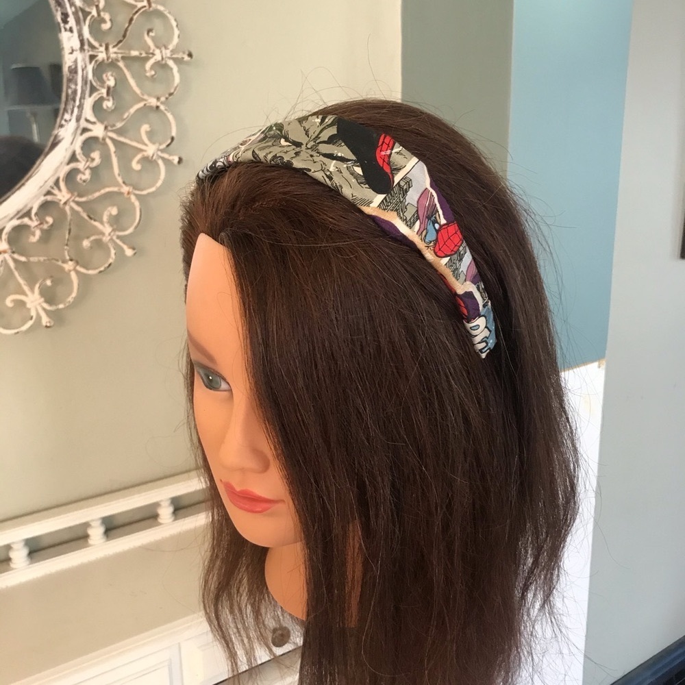 Marvel comic book head band